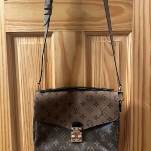 Brown Monogram Crossbody Bag